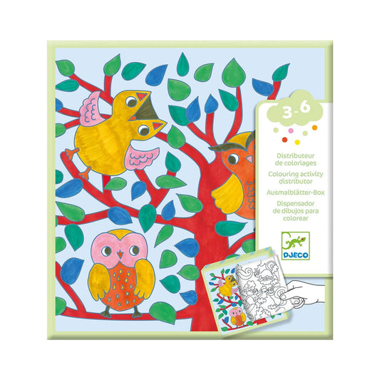 Djeco Coloring Sheets Box Forest