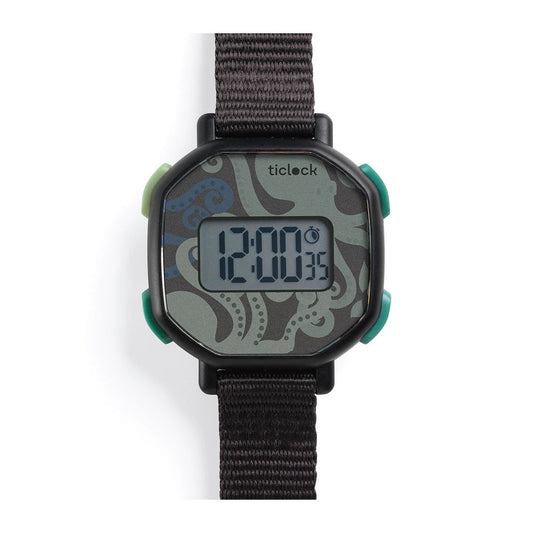 Djeco Digital Watch Black octopus