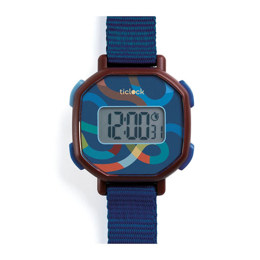 Djeco Digital Watch Blue volute