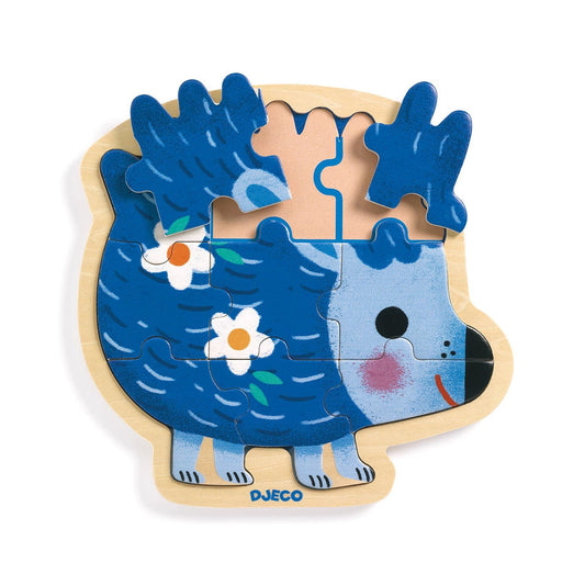 Djeco Puzzle Hedgehog 9 pieces