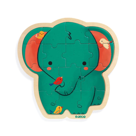 Djeco Puzzle Elephant 14 pieces