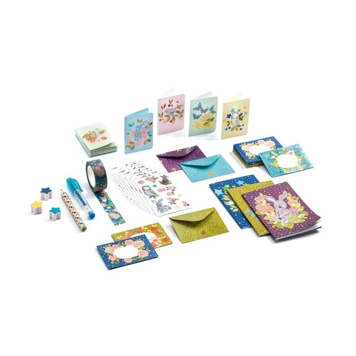 Djeco Mini Stationery Box Elodie