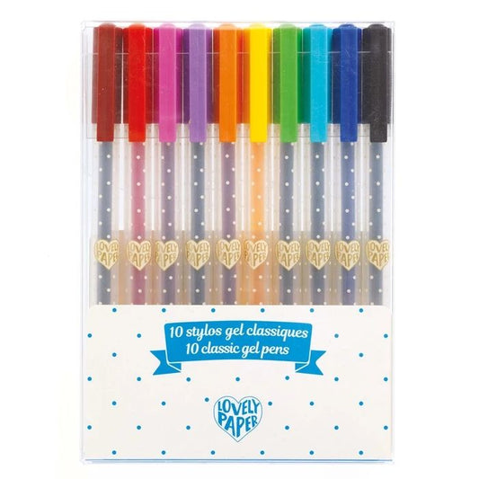 Djeco 10 Classic Gel Pens