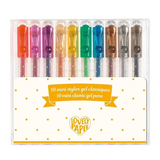 Djeco 10 Classic gel pens mini