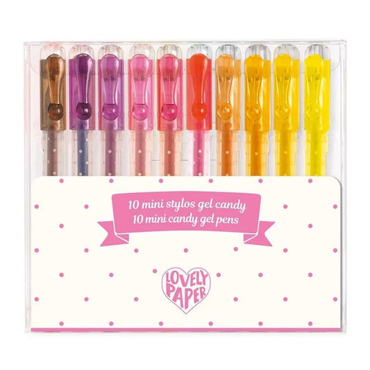 Djeco 10 Candy gel pens mini