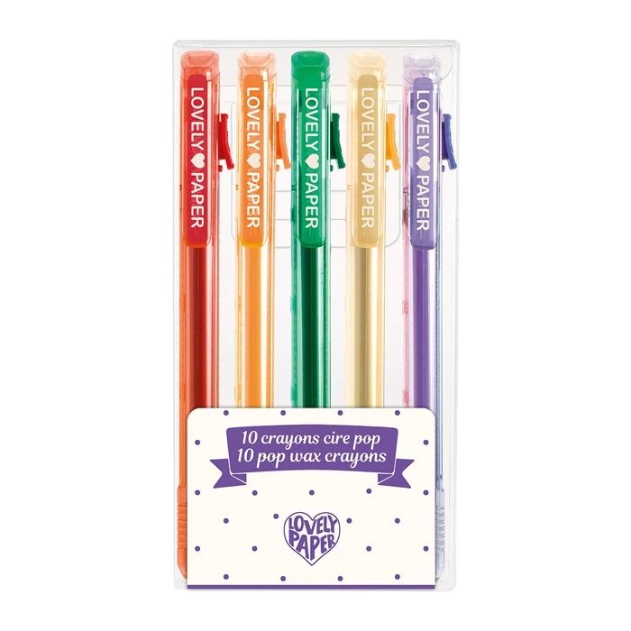 Djeco 5 wax crayons Pop