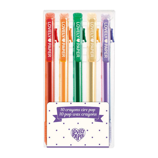 Djeco 5 crayons de cire pop