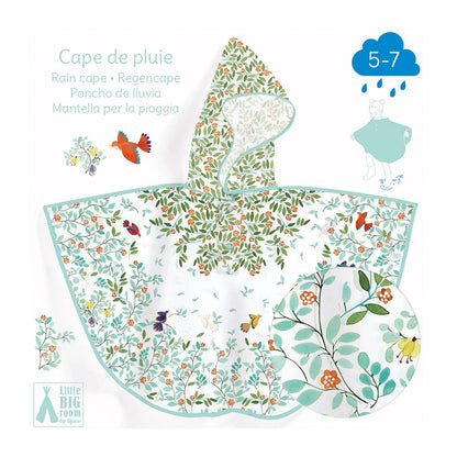 Feuilles de poncho de pluie Djeco (90x46 cm)