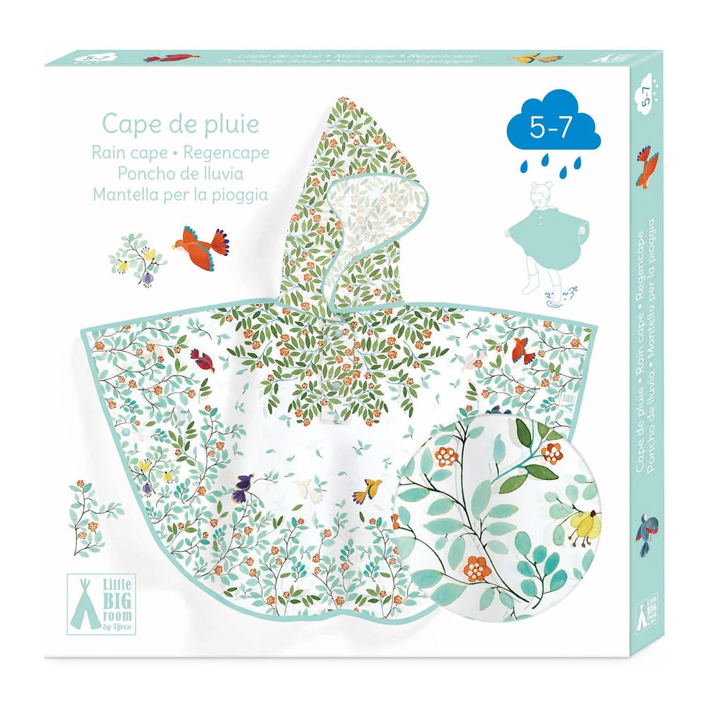 Feuilles de poncho de pluie Djeco (90x46 cm)