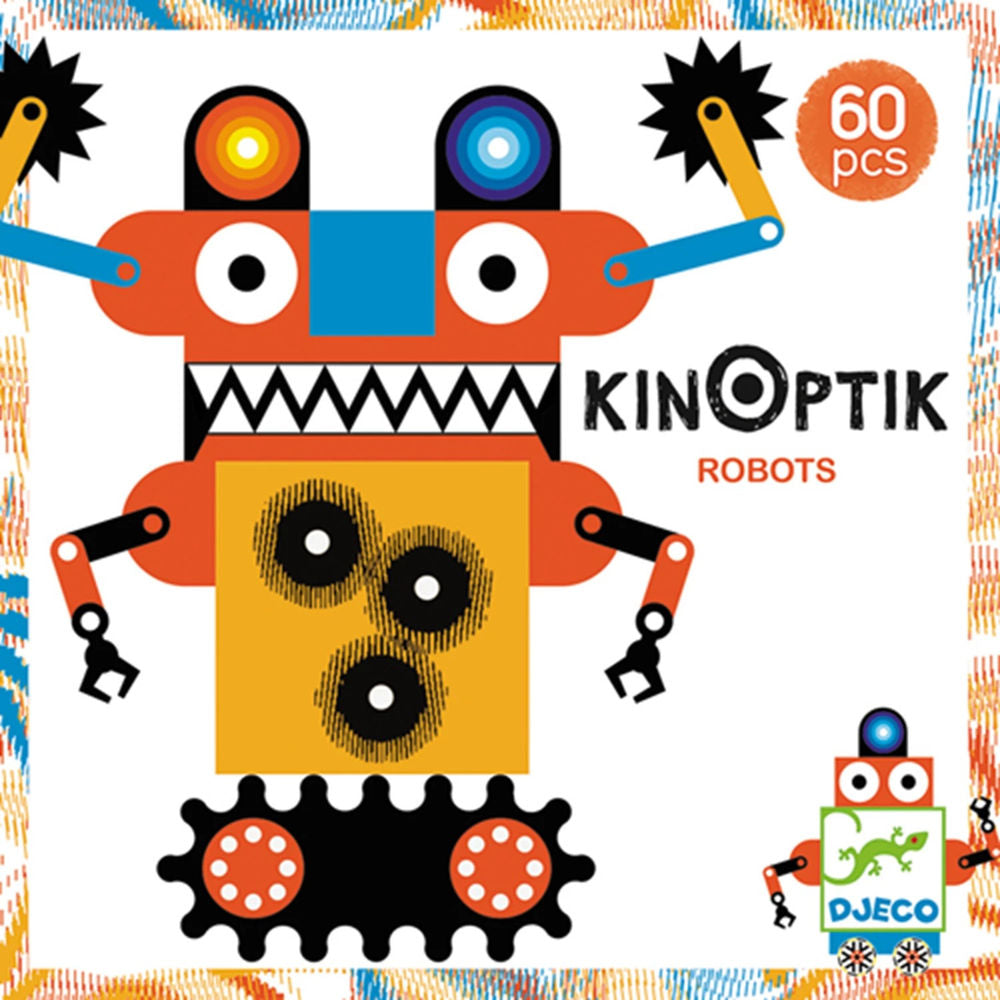 Djeco Kinoptik Roboter, 58 Teile