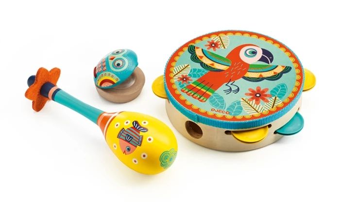 Djeco music set, 3 pieces