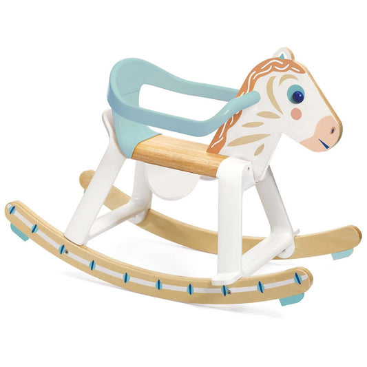 Djeco rocking horse turquoise