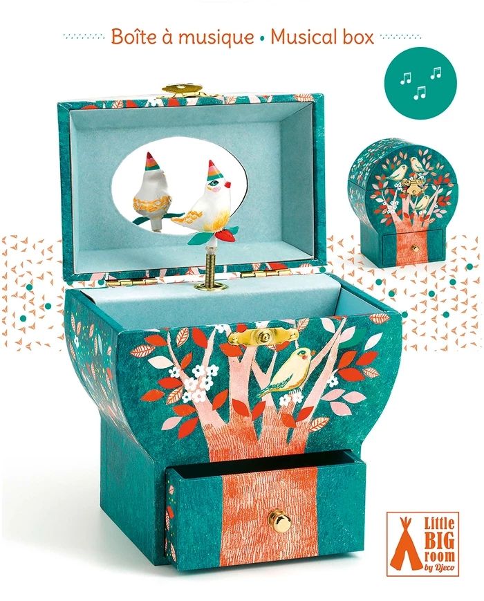 Djeco Music Box Bird