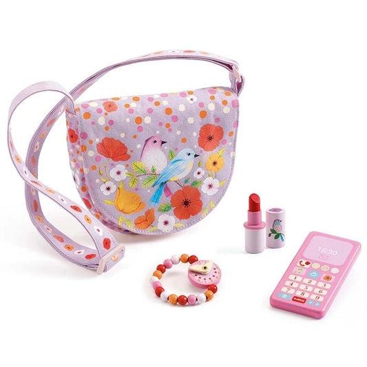 Djeco Rollenspiel Tasche mit Zubehör Birdie`s