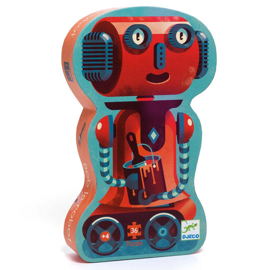 Djeco Puzzle Bob le Robot 36 pièces