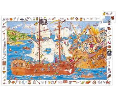 Djeco The Pirates, 100 pieces