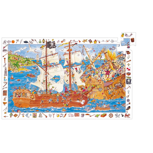 Djeco The Pirates, 100 pieces