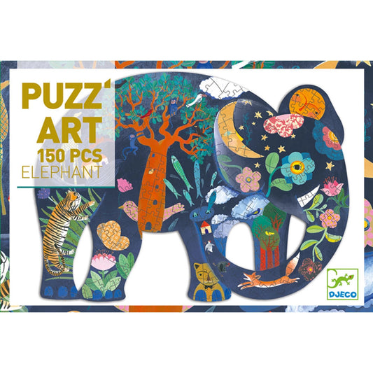 Djeco Puzz Art Elephant, 150 pieces