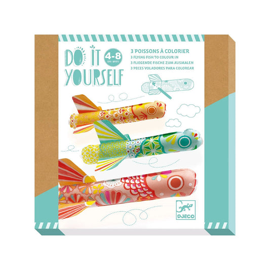 Djeco DIY - Flying fish to color