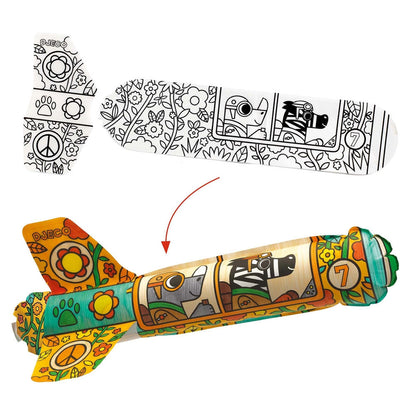 Djeco DIY - Airplanes to color