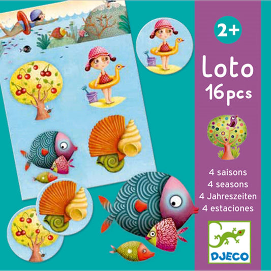 Djeco educational game Lotto 4 seasons