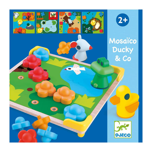 Djeco Lernspiel Mosaico Ducky & Co