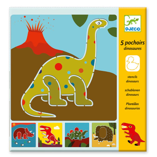 Djeco stencils dinosaurs