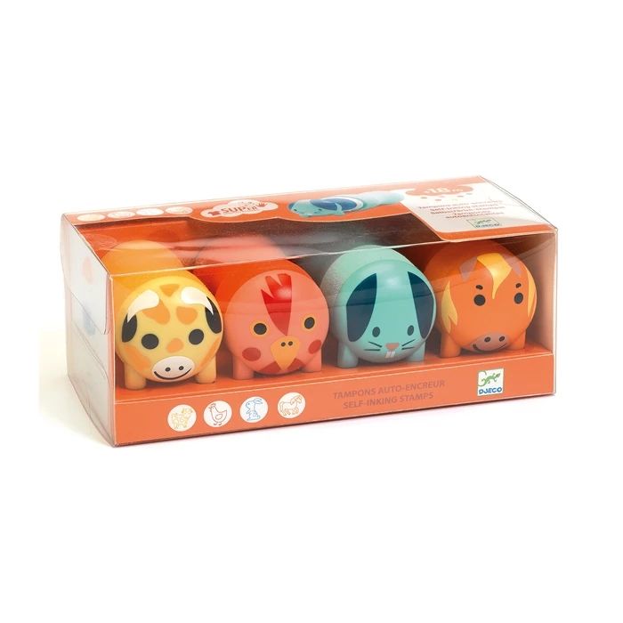 Djeco Toddler Stamps Farm Animals