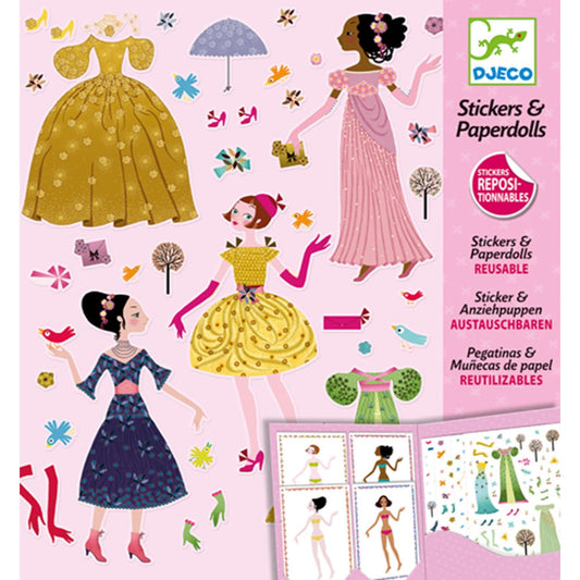 Djeco Sticker & Puppen Dresses