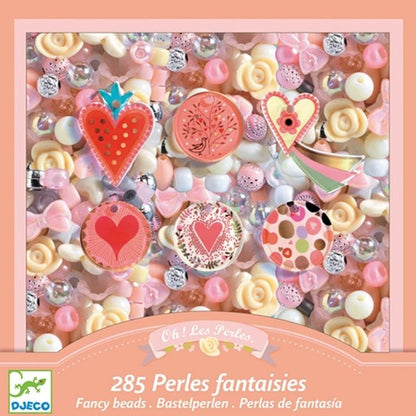 Djeco Fashion Beads Hearts