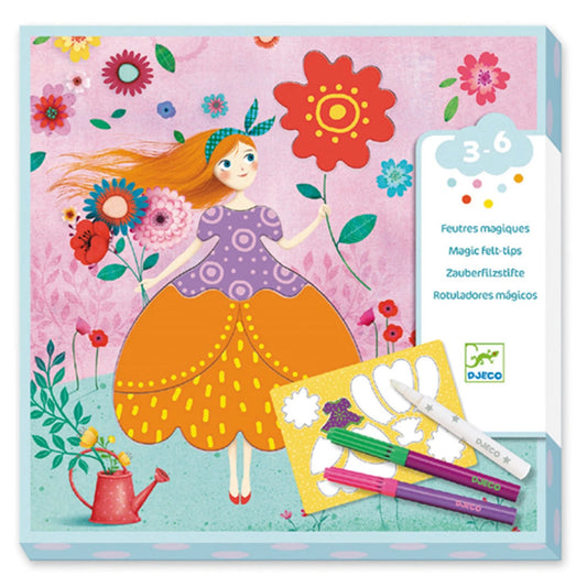 Djeco Magic Felt-Tips Marie's Pretty Dresses